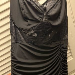 Personal Spotlight Ruched mini Dress